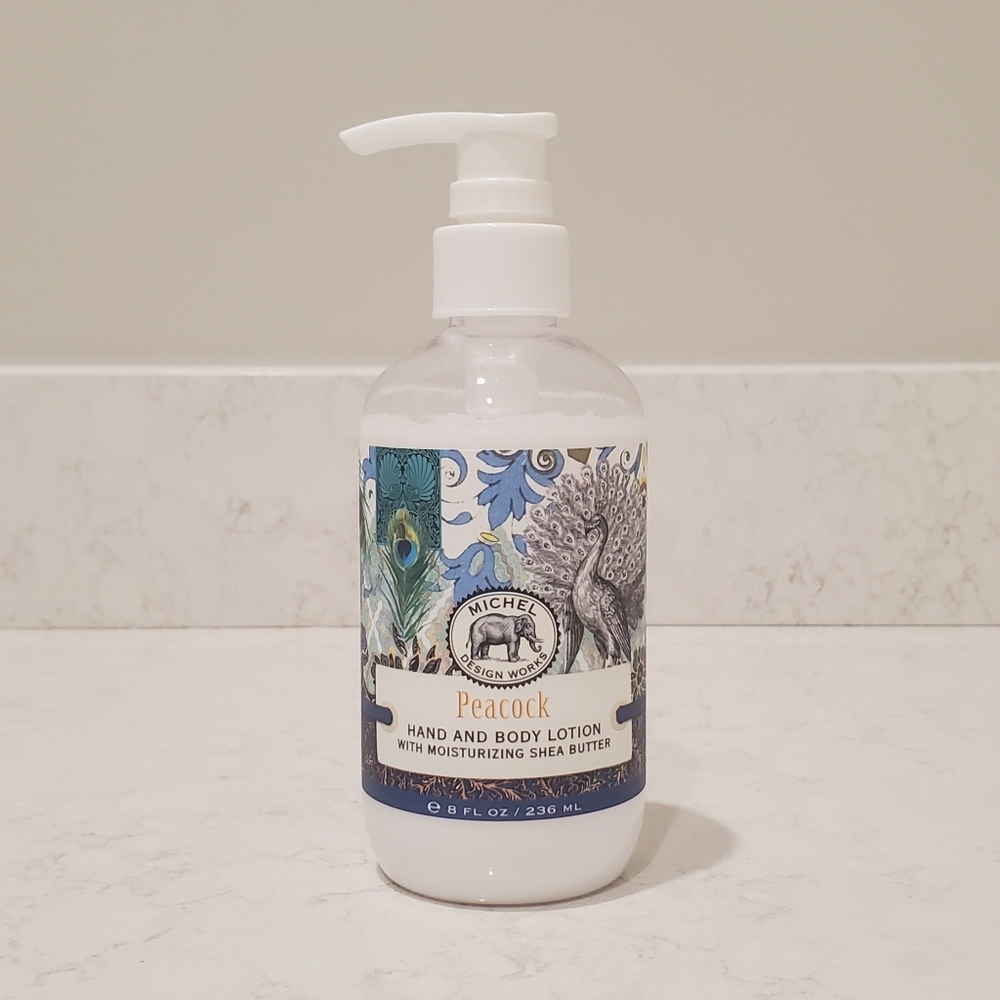 Michel Design Works Peacock Hand and Body Lotion - 8 FL OZ